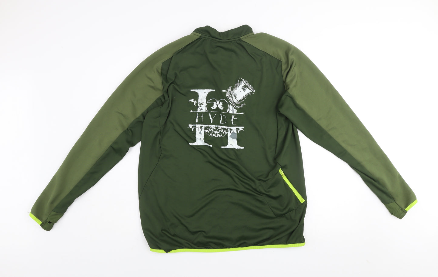 Umbro Men's Green 1/4 Zip Athletic Sweatshirt Size L