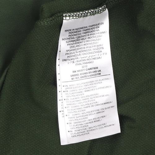 Umbro Men's Green 1/4 Zip Athletic Sweatshirt Size L