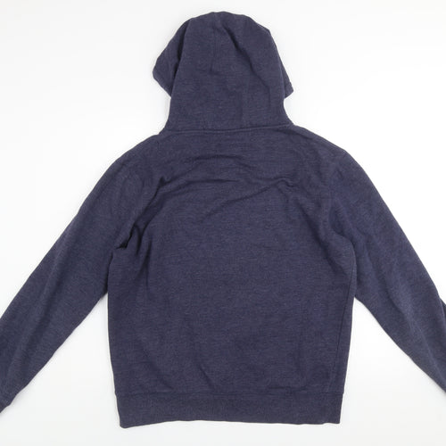 Dunnes Men's Blue Pullover Hoodie L Graphic Print League Champions