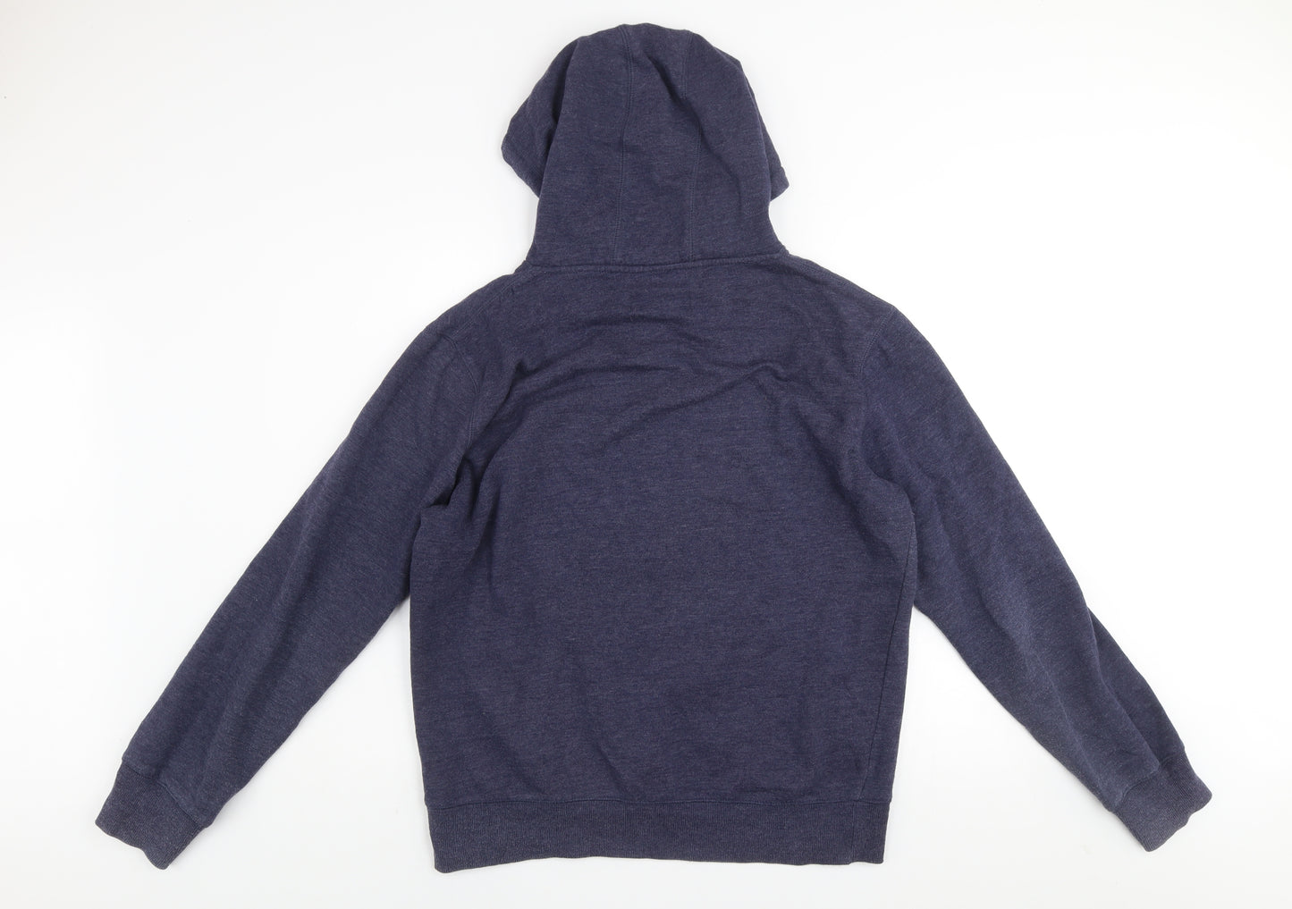 Dunnes Men's Blue Pullover Hoodie L Graphic Print League Champions