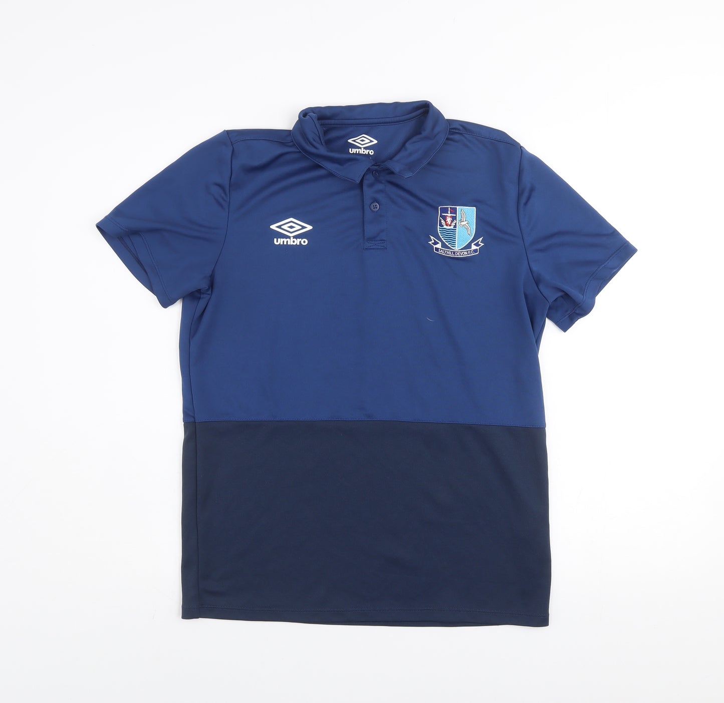 Umbro Men's Blue Polo Activewear Top M Athletic Fit