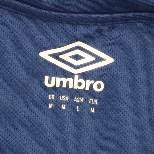 Umbro Men's Blue Polo Activewear Top M Athletic Fit