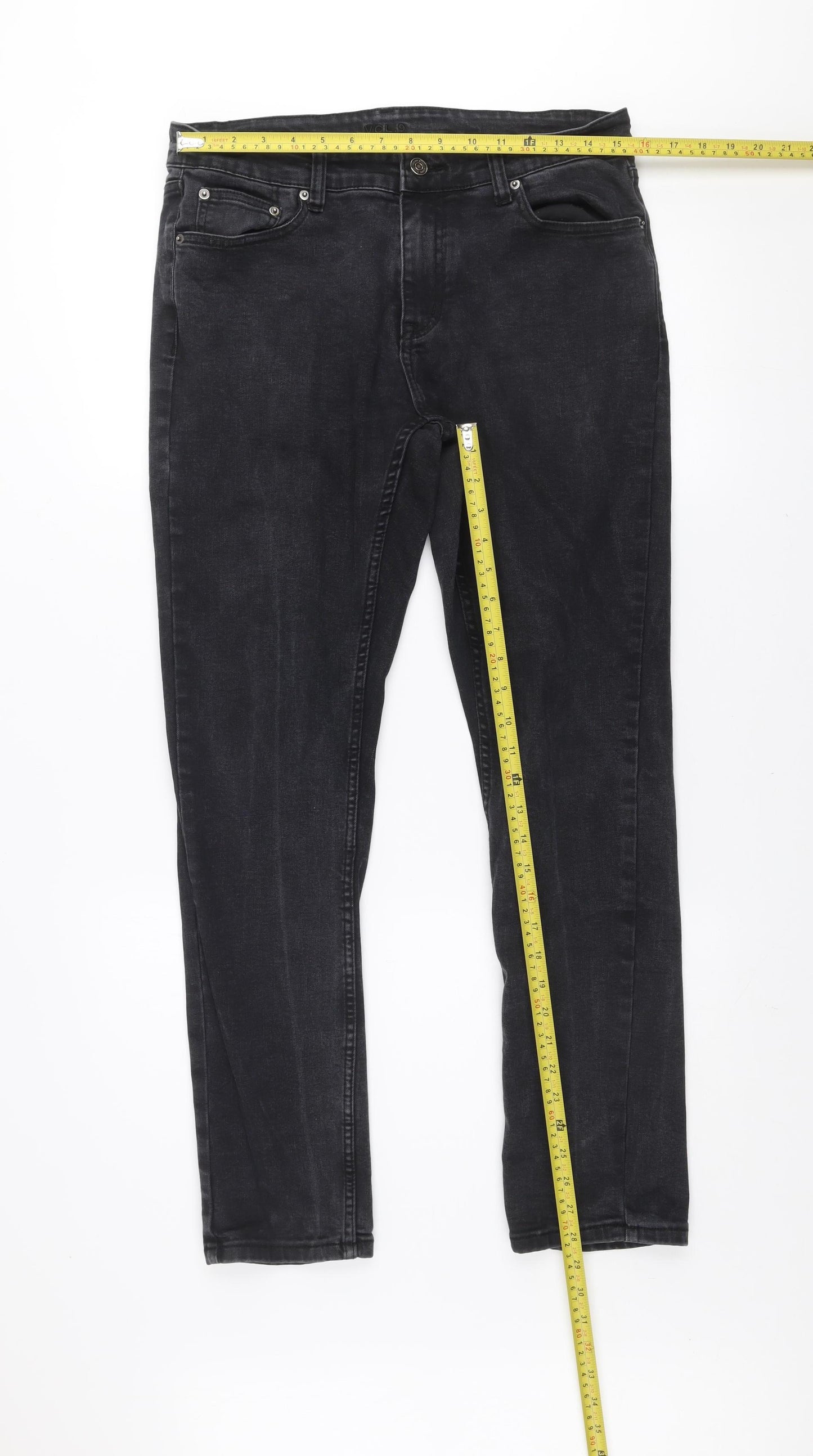 Blakely Original Men's Black Slim Jeans Size Large Denim