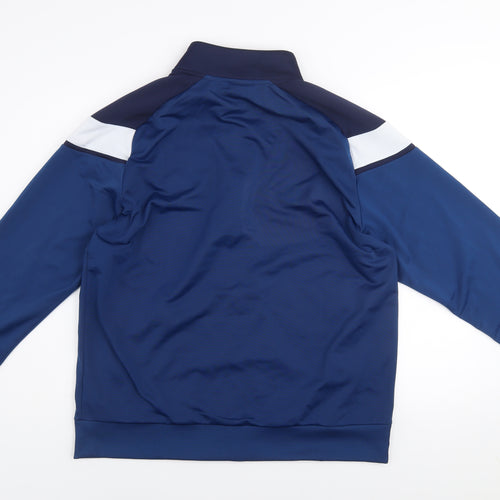 Umbro Men's Blue XL Track Jacket Full Zip Polyester Football Training Top