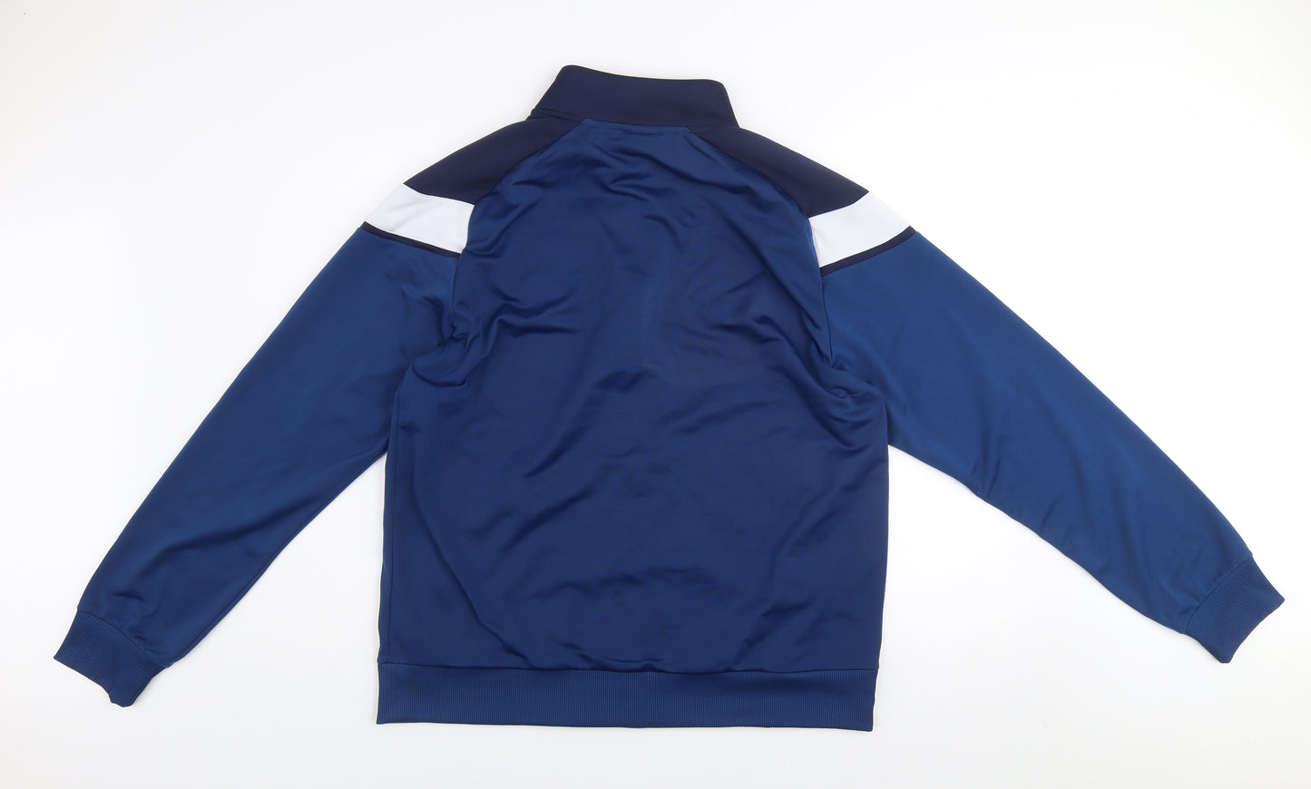 Umbro Men's Blue XL Track Jacket Full Zip Polyester Football Training Top