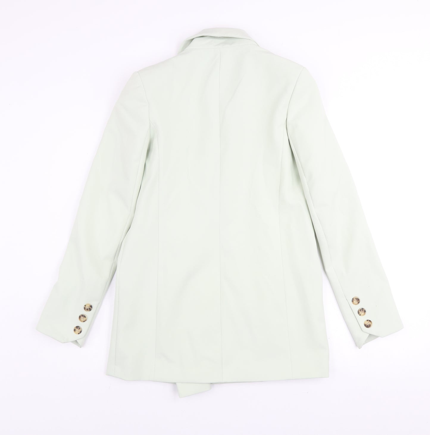 River Island Women’s Green Blazer Size 6 Double Breasted Jacket
