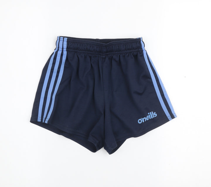 O'Neills Boys Navy Blue 26in Athletic Polyester Sports Shorts