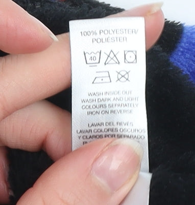 Dunnes Stores Boys Black Multicoloured Fleece Sweatshirt 4-5 Years 'Too Cool'