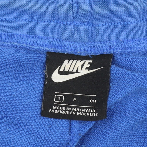 Nike Men's Blue Jogger Sweatpants S Regular Fit Cotton Blend