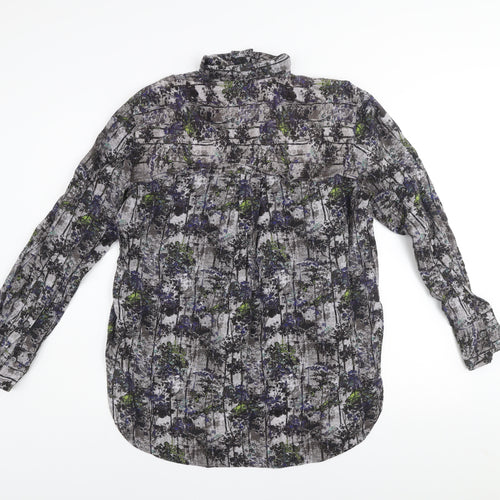 Next Womens Multicoloured Floral Long Sleeve Tunic Shirt Size 14