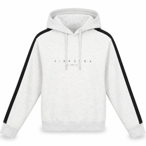 Pink Soda Sport Women's Grey Hoodie UK 8 Raglan Sleeve Athletic Fit