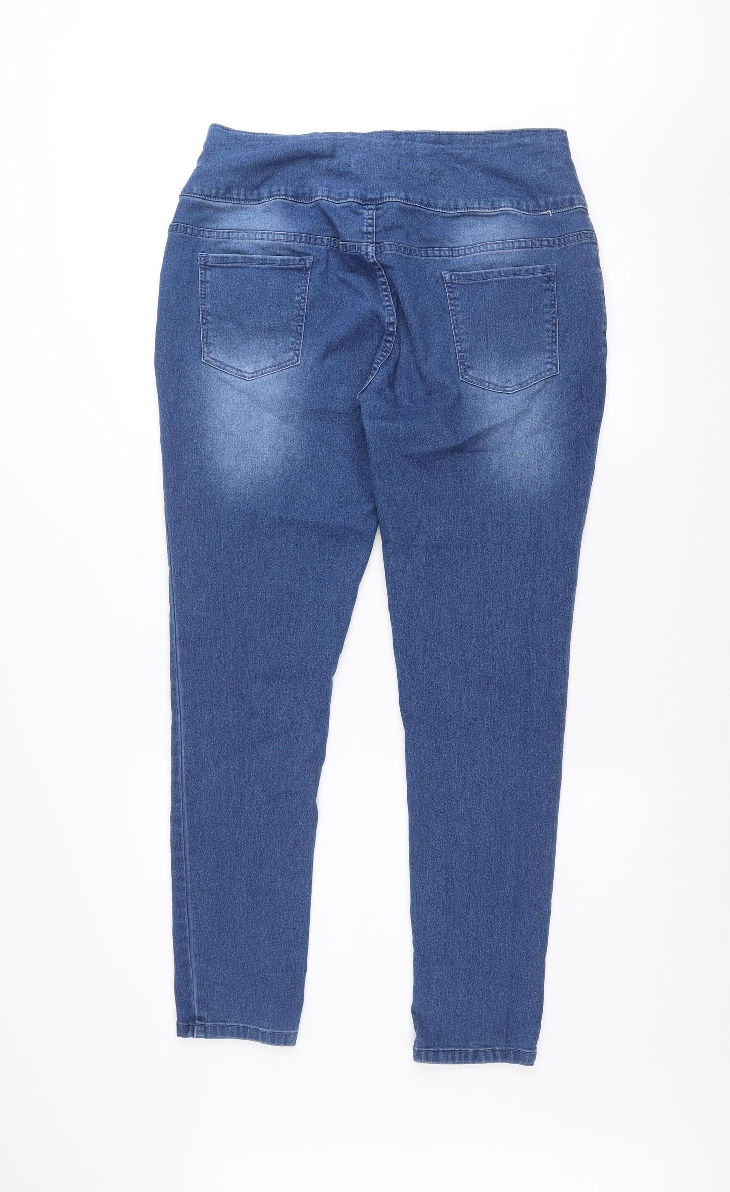 Maxcares Men’s Blue Slim Fit Stretch Denim Jeans Size 36