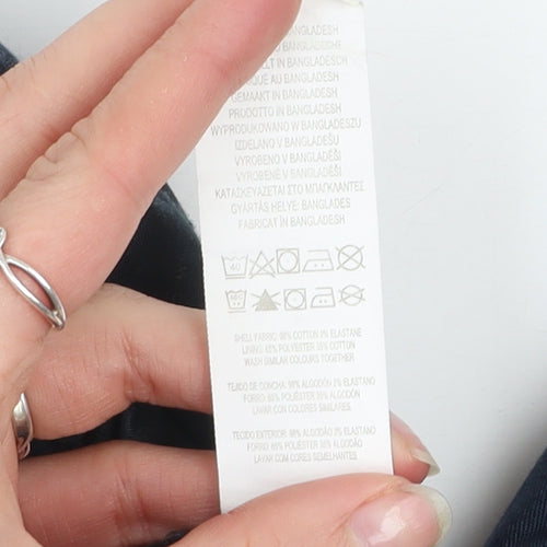 Denim Co Men's Navy Slim Stretch Chino Trousers W34 L30