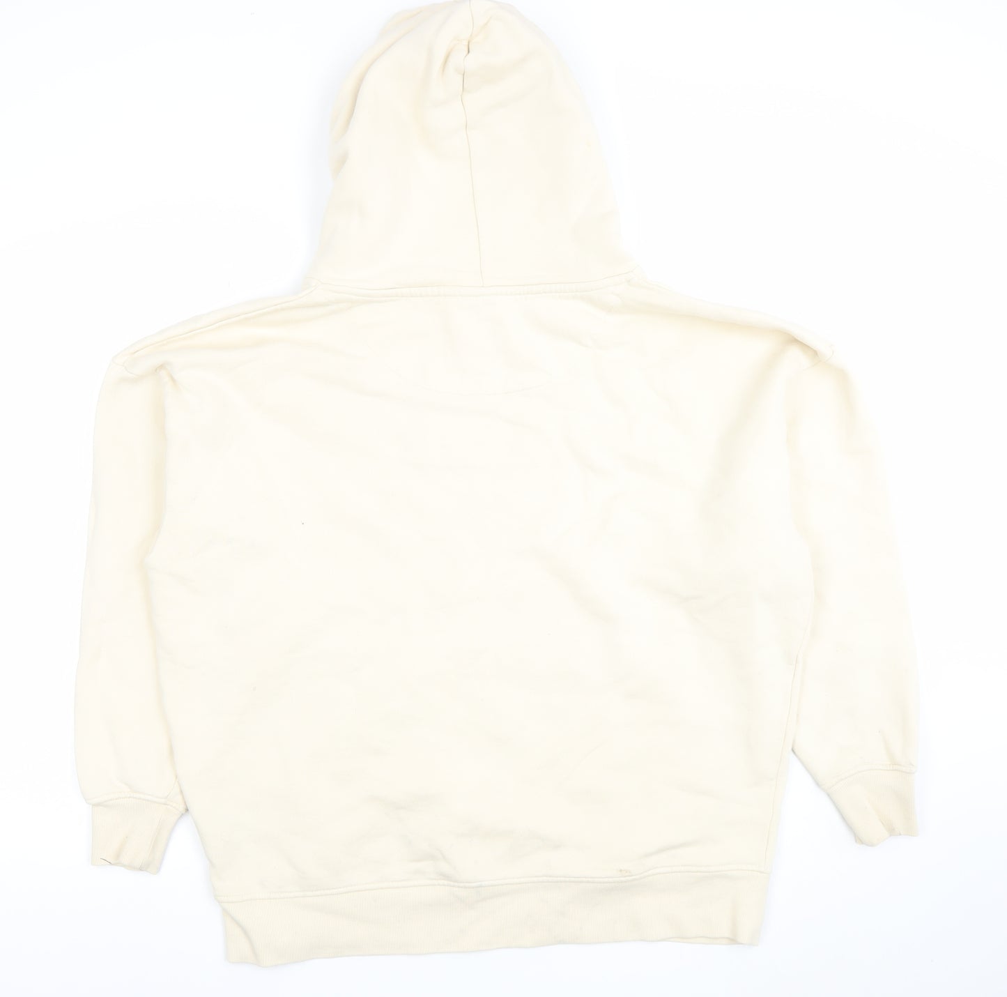 Good For Nothing Women Ivory XL Pullover Hoodie Fleece Sweatshirt