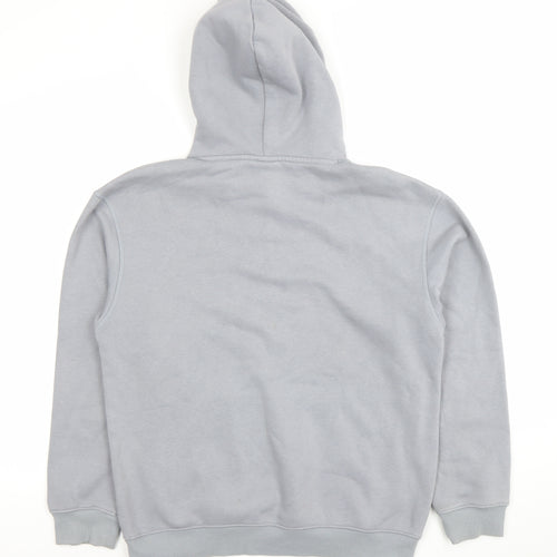 H&M Men's Grey Relaxed Fit Pullover Hoodie Size S