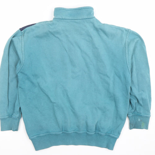 O’Neills Boys Blue 8-9 Years 1/2 Zip Sweatshirt Scoil Iosa Oranmore