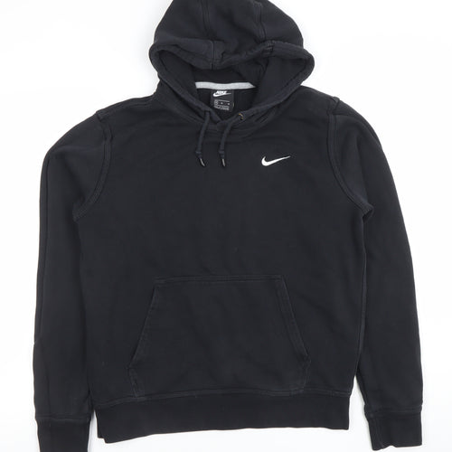 Nike Men's Black Pullover Hoodie M Fleece Sportswear