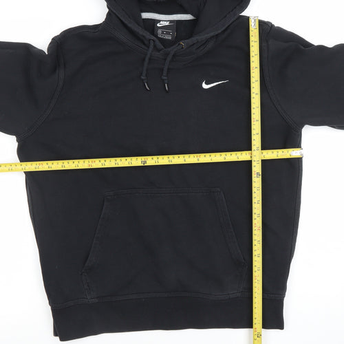 Nike Men's Black Pullover Hoodie M Fleece Sportswear