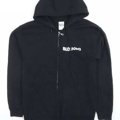 Gildan Women's Black Blossoms 2018 Tour Full Zip Hoodie Size S