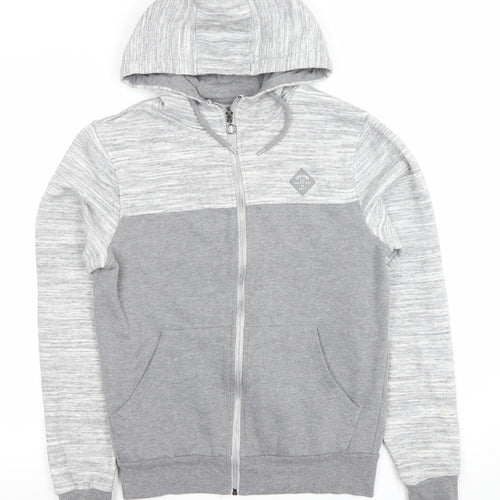 Primark Men's Grey Full Zip Hoodie XS Regular Fit