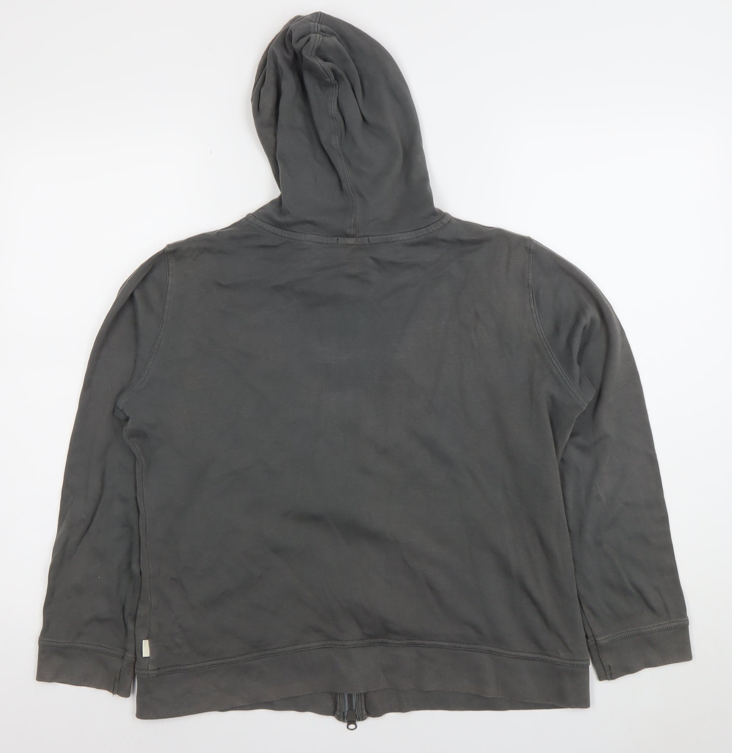 Boysen’s Women Grey Full Zip Hoodie Size 18L Cotton Blend