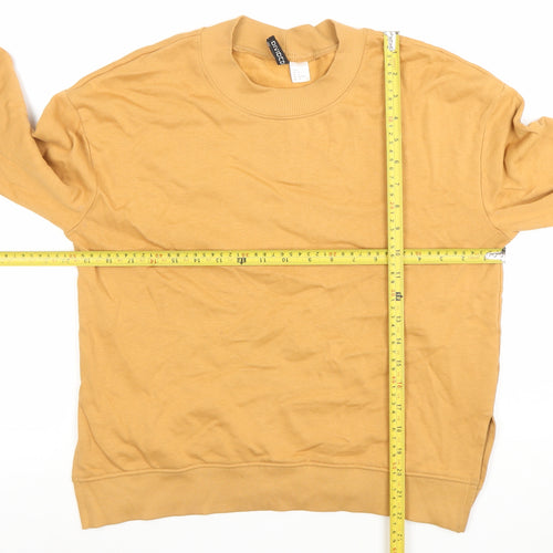 H&M Divided Women’s Beige Cotton Pullover Sweatshirt Size S