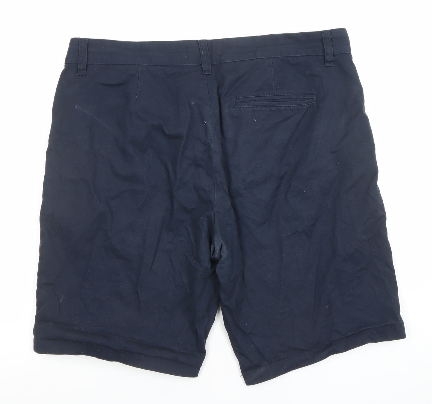 Primark Men's Blue Chino Shorts Size L 36in Regular Fit