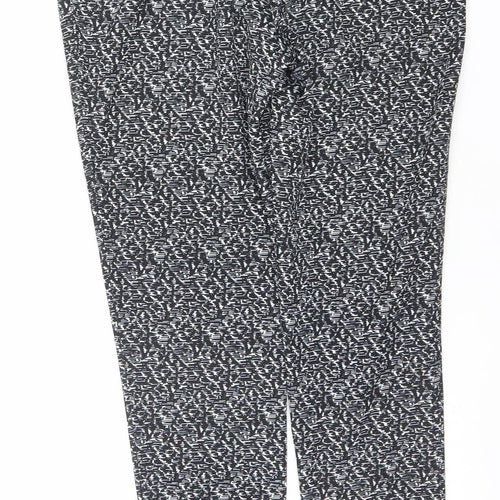 Atmosphere Women Black & White Pattern Leggings Size 12 Polyester Elastane