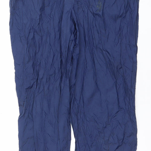 Nike Men's Blue 2XL Track Pants Lightweight Nylon Activewear Trousers