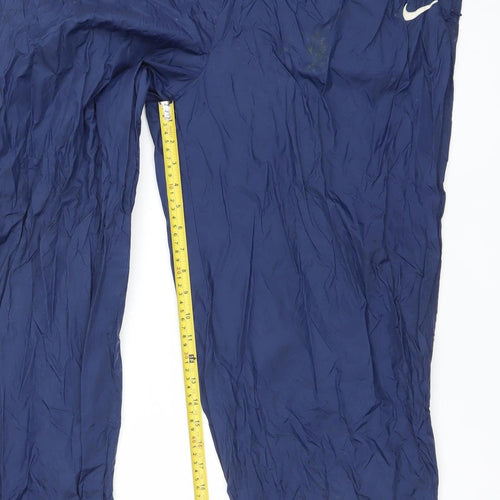 Nike Men's Blue 2XL Track Pants Lightweight Nylon Activewear Trousers