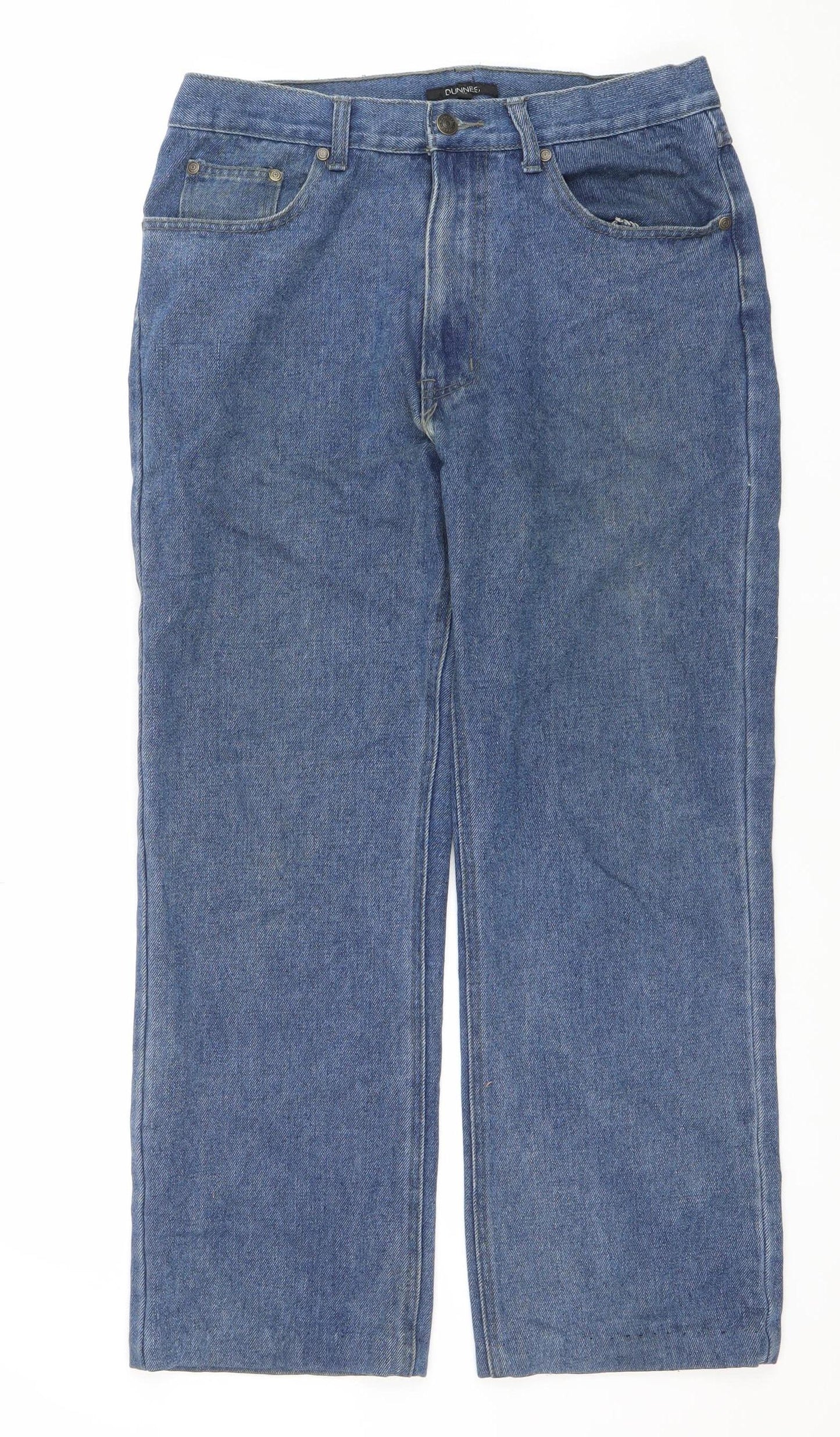 St. Bernard for Dunnes Mens Blue Straight Leg Jeans 32W 32L Cotton Denim