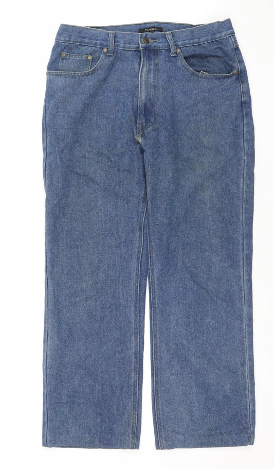 St. Bernard for Dunnes Mens Blue Straight Leg Jeans 32W 32L Cotton Denim