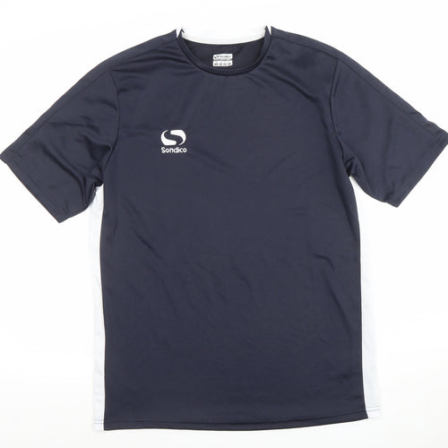 Sondico Men's Navy Blue Polyester Sports T-Shirt M Athletic Fit