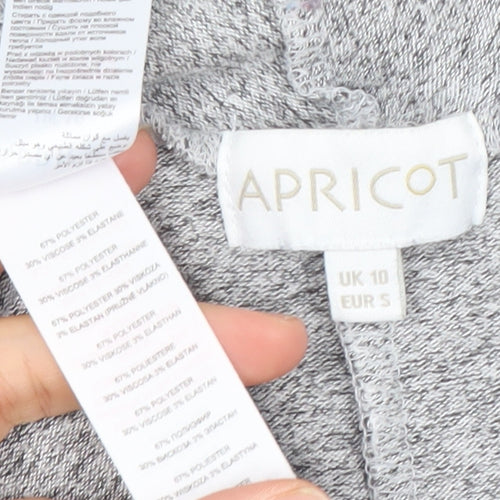 Apricot Women’s Grey Longline Knit Cardigan UK 10 Regular Fit