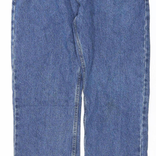 Denim Co. Men's Blue Straight Leg Regular Fit Jeans W32 L30