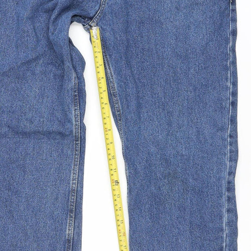 Denim Co. Men's Blue Straight Leg Regular Fit Jeans W32 L30