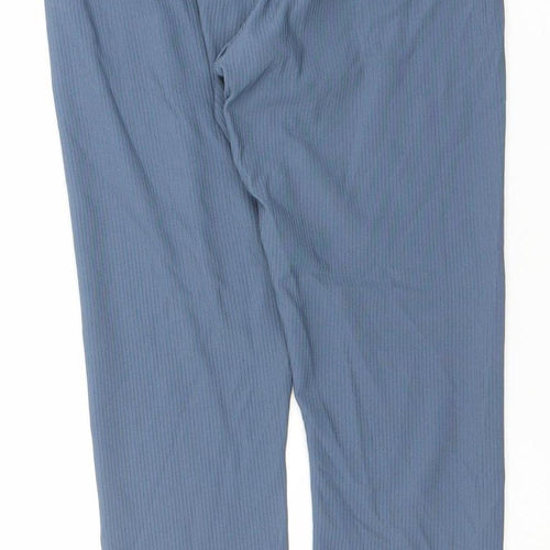 90 Degree Womens Blue S Yoga Leggings Stretch Activewear