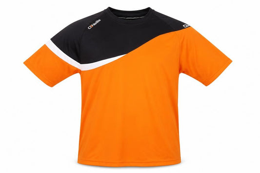 O'Neills Mens Orange Black Short Sleeve Athletic T-Shirt XL