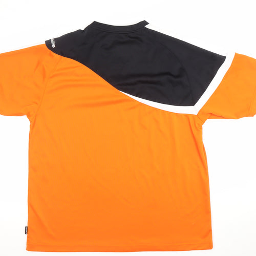 O'Neills Mens Orange Black Short Sleeve Athletic T-Shirt XL