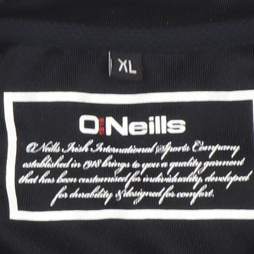 O'Neills Mens Orange Black Short Sleeve Athletic T-Shirt XL