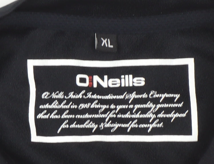 O'Neills Mens Orange Black Short Sleeve Athletic T-Shirt XL