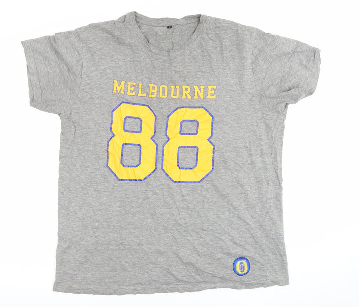 Men’s Grey Melbourne 88 Graphic Beer T-Shirt Size L