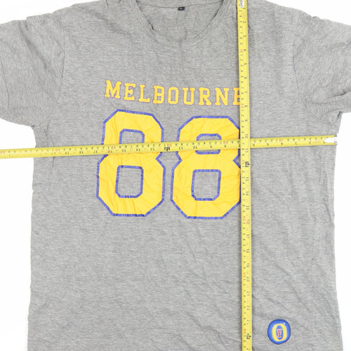 Men’s Grey Melbourne 88 Graphic Beer T-Shirt Size L