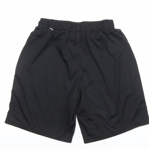 Puma Men's Black Small Athletic Activewear Shorts Elastic Waist