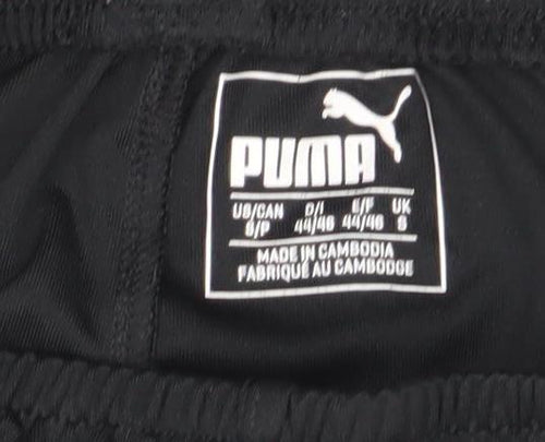 Puma Men's Black Small Athletic Activewear Shorts Elastic Waist
