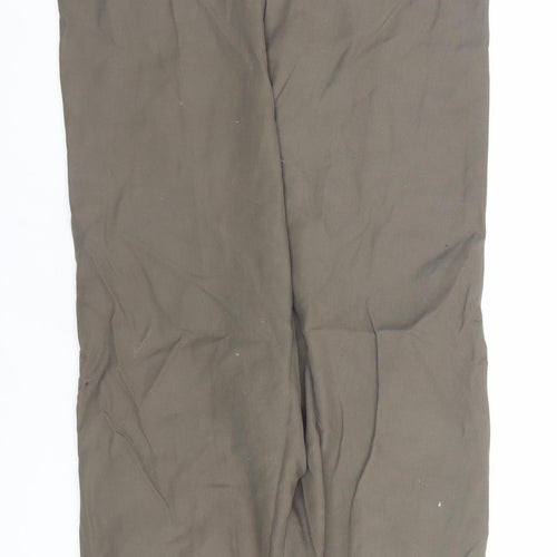 Topman Men's Brown Chino Trousers Size S 32in Straight Leg
