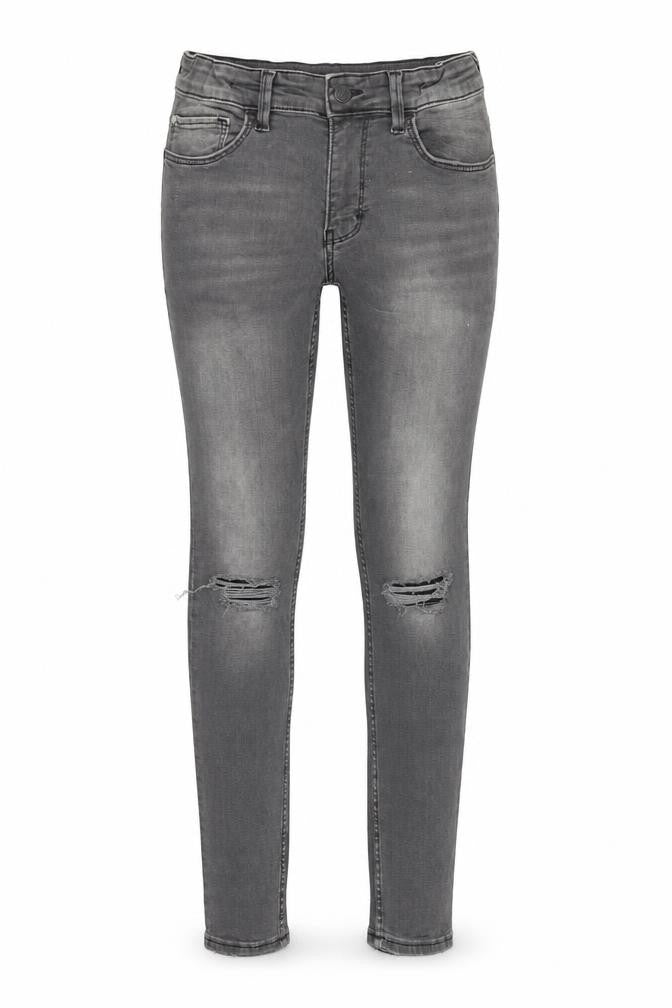 H&M Girls Grey Superstretch Skinny Jeans 13 Years Ripped Denim Casual