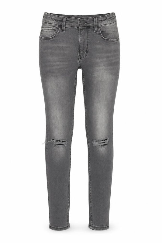 H&M Girls Grey Superstretch Skinny Jeans 13 Years Ripped Denim Casual
