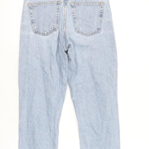 Denim Co. Women's Blue High Rise Straight Jeans Size 4