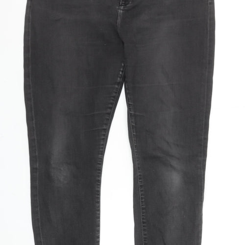 White Stuff Women's Black Skinny Jeans Size 18L Tall Stretch Denim